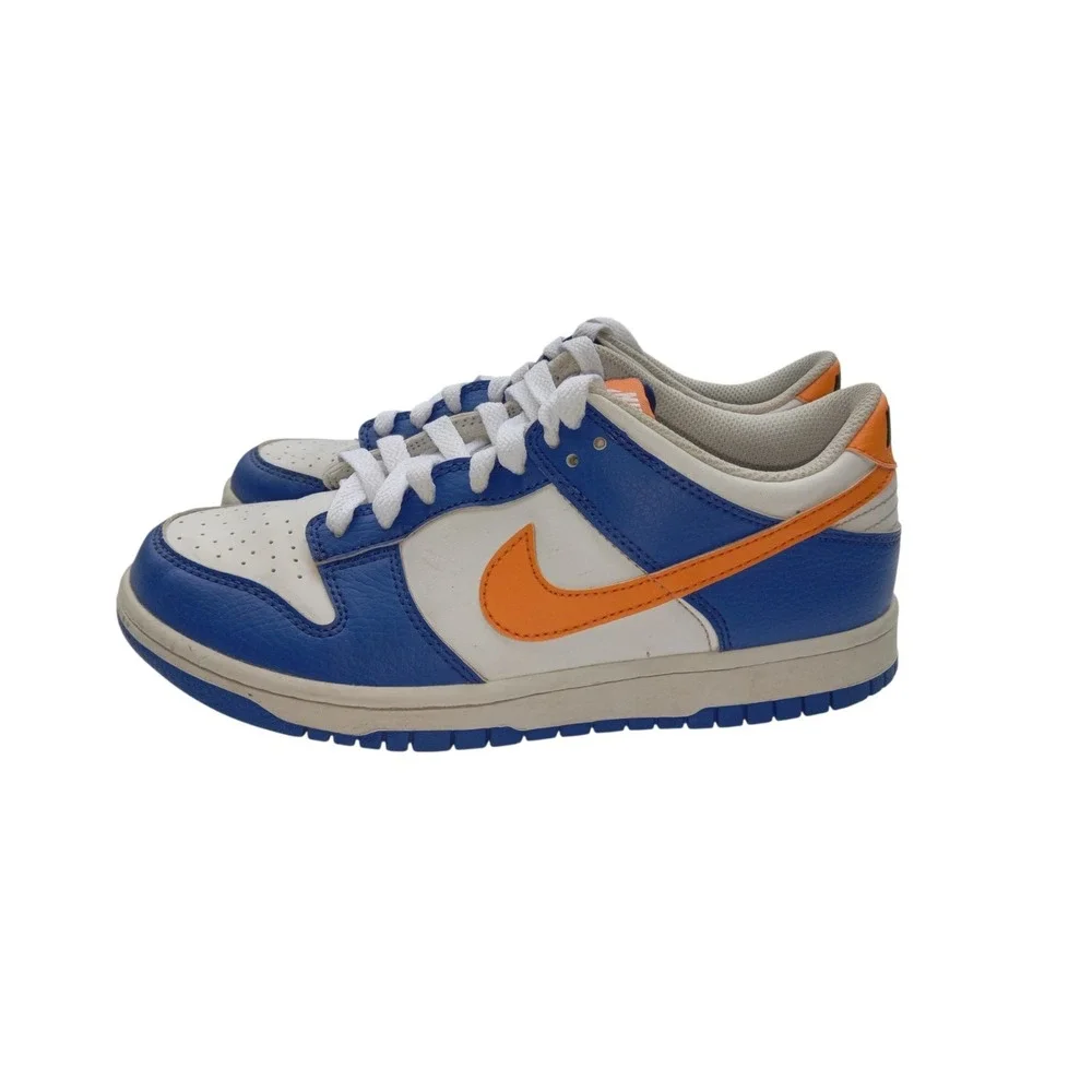 Nike Dunk Low Top GS Youth Blue And Orange Kids Sneakers Shoes Size 6.5 Y